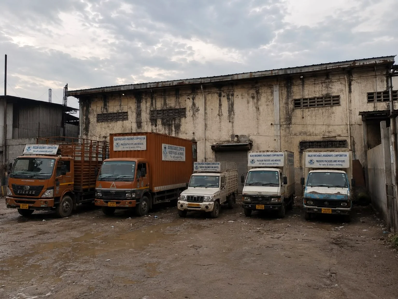 BKRC fleet parked at the operations facility